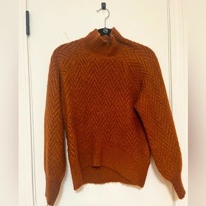 Burnt orange Abercrombie Sweater - perfect for fall!